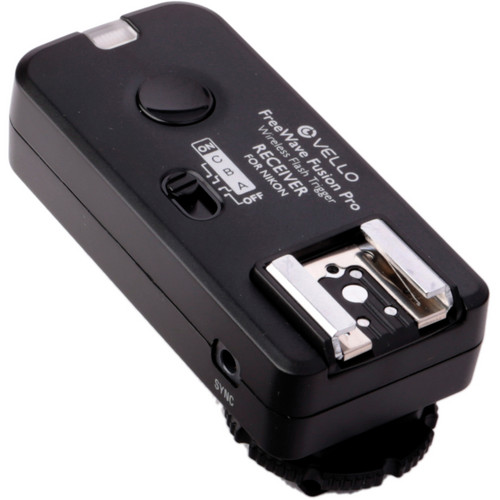 Vello FreeWave Fusion Pro Wireless Flash Receiver / Remote Control for Nikon DSLRs