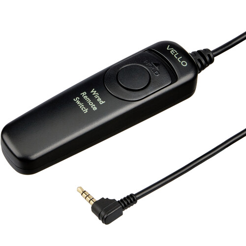 Vello RS-N3II Wired Remote Switch for Select Cameras with Nikon DC-3 Connector