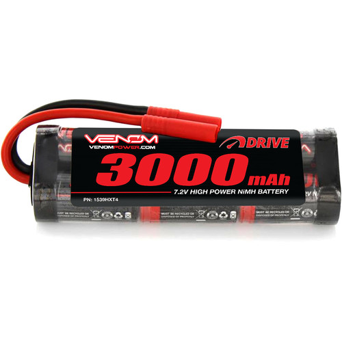 Venom Group Venom 7.2V 3000mAh 6-Cell NiMH Battery with HXT 4.0mm Plug