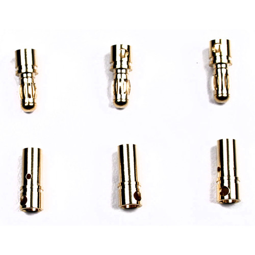 Venom Group Micro Bullet Plug 3.5mm for 14 AWG Wire (3 Sets)