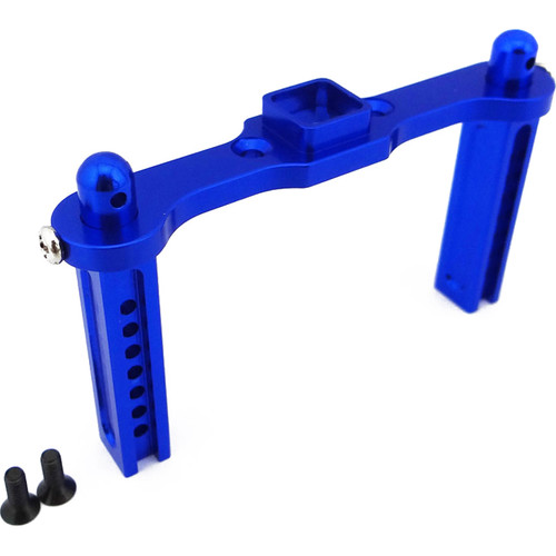 Atomik RC Rear Body Mount for Traxxas E-Revo 1/10 Scale RC Monster Truck (Blue)