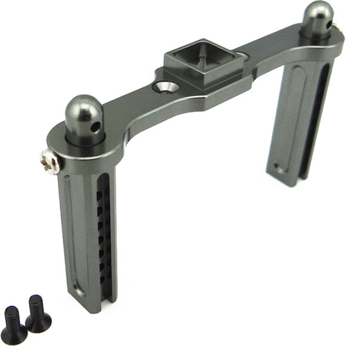 Atomik RC Rear Body Mount for Traxxas E-Revo 1/10 Scale RC Monster Truck (Gray)