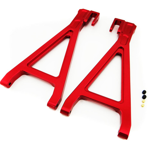Atomik RC Rear Lower Arm for Traxxas E-Revo 1/10 Scale RC Monster Truck (Red)