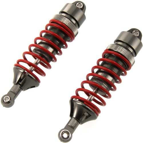 Atomik RC Front/Rear Shocks for Traxxas E-Revo 1/10 Scale RC Monster Truck (Gray)