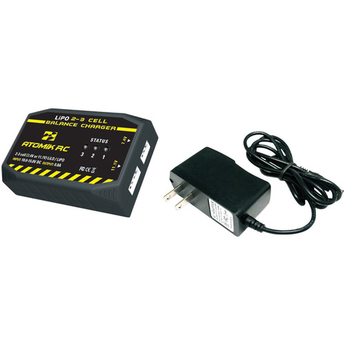 Atomik RC Atomik Balance Charger for 2- to 3-Cell LiPo Batteries