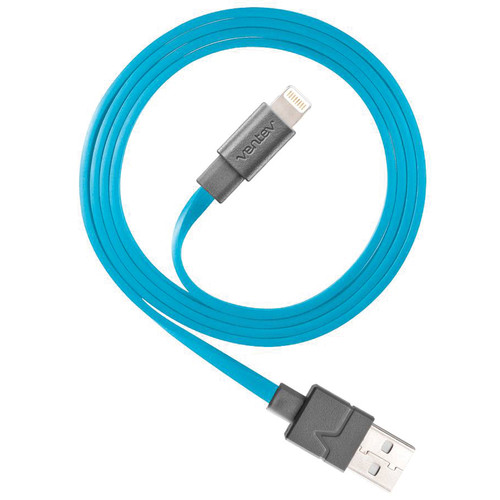 Ventev Innovations Chargesync Apple Lightning Cable (6', Blue)