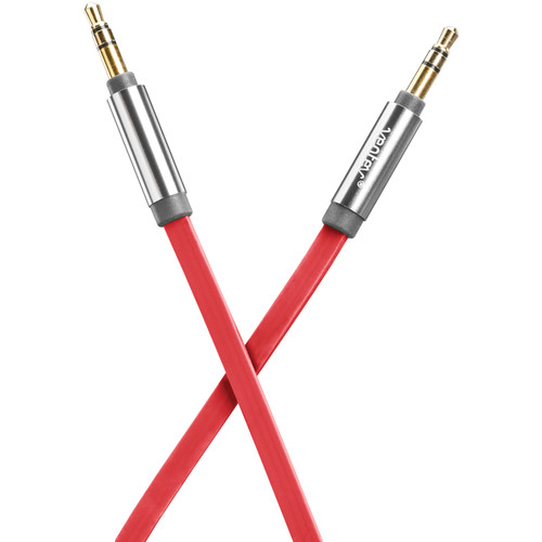 Ventev Innovations Aux Cable (Red, 4')