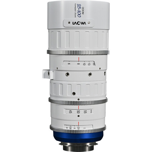 Venus Optics Laowa OOOM 25-100mm T2.9 Cine Lens (PL Mount, White, Feet)