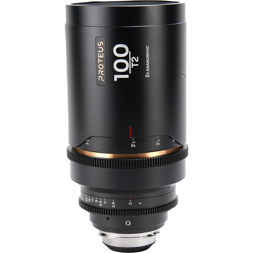 Venus Optics Laowa Proteus 2x Anamorphic 100mm T2 Lens (PL/EF, Feet, Amber Flare)