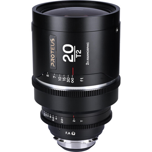 Venus Optics Laowa Proteus 2x Anamorphic 20mm T2 Lens (PL/EF, Feet, Silver Flare)