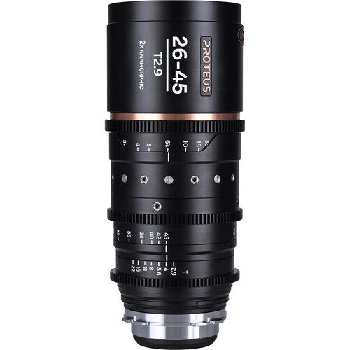 Venus Optics Laowa Proteus 26-45mm T2.9 2x S35 Anamorphic Zoom (ARRI PL, Feet, Amber Flare)