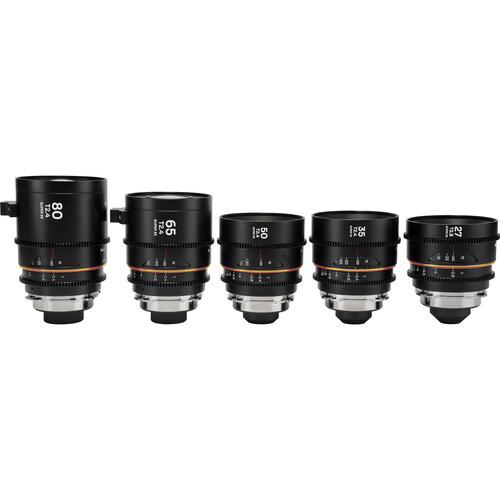 Venus Optics Laowa Nanomorph S35 Anamorphic Prime 5-Lens Bundle (Canon RF, Amber Flare)