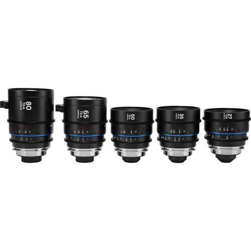 Venus Optics Laowa Nanomorph S35 Anamorphic Prime 5-Lens Kit (Sony E, Blue Flare)