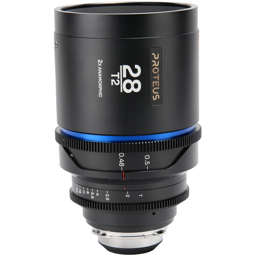 Venus Optics Laowa Proteus 2x Anamorphic 28mm T2 Lens (PL/EF, Meters, Blue Flare)
