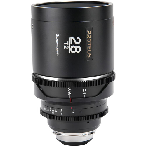Venus Optics Laowa Proteus 2x Anamorphic 28mm T2 Lens (PL/EF, Meters, Silver Flare)