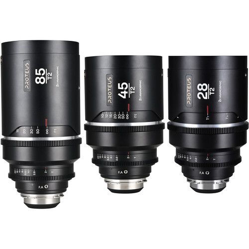 Venus Optics Laowa Proteus Flex 28, 45 & 85mm 3-Lens Set (ARRI PL/Canon EF)