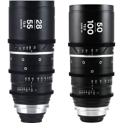 Venus Optics Laowa Nanomorph S35 Anamorphic Zoom 2-Lens Bundle (ARRI PL, Silver Flare)