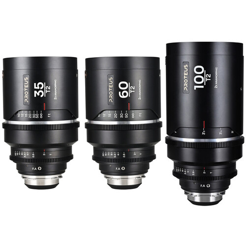 Venus Optics Laowa Proteus Flex 35, 60 & 100mm 3-Lens Set (ARRI PL/Canon EF)