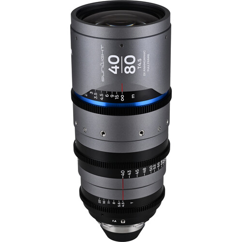 Venus Optics Laowa Sunlight 40-80mm T4.5 2x FF Anamorphic Zoom (ARRI PL, Blue)