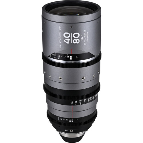 Venus Optics Laowa Sunlight 40-80mm T4.5 2x FF Anamorphic Zoom (ARRI PL, Silver)