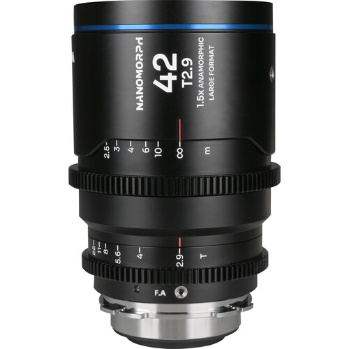 Venus Optics Laowa Nanomorph 42mm T2.9 LF Anamorphic Lens (ARRI PL & Canon EF, Blue Flare)