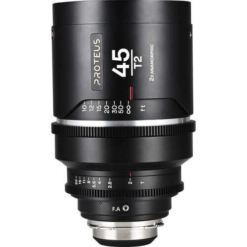 Venus Optics Laowa Proteus Flex 2x Anamorphic 45mm T2 Lens (ARRI PL/Canon EF, 4 Flare Colors)