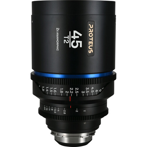 Venus Optics Laowa Proteus 2x Anamorphic 45mm T2 Lens (PL/EF, Feet, Blue Flare)
