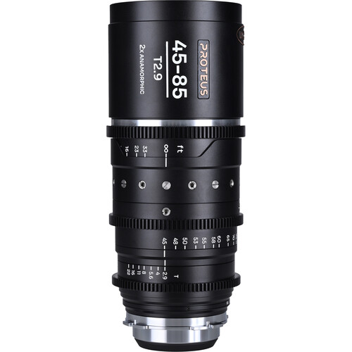 Venus Optics Laowa Proteus 45-85mm T2.9 2x S35 Anamorphic Zoom (ARRI PL, Feet, Silver Flare)