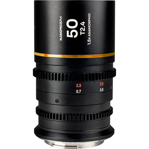 Venus Optics Laowa Nanomorph 50mm T2.4 1.5x S35 Anamorphic Lens (DJI DL, Amber Flare)