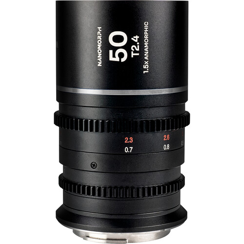 Venus Optics Laowa Nanomorph 50mm T2.4 1.5x S35 Anamorphic Lens (DJI DL, Silver Flare)