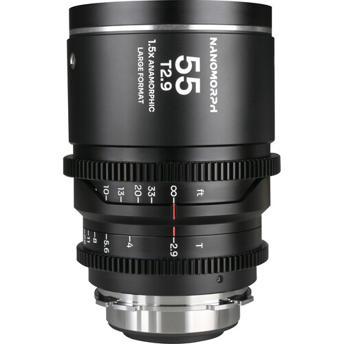 Venus Optics Laowa Nanomorph 55mm T2.9 1.5x LF Anamorphic Lens (ARRI PL & Canon EF, Silver Flare)