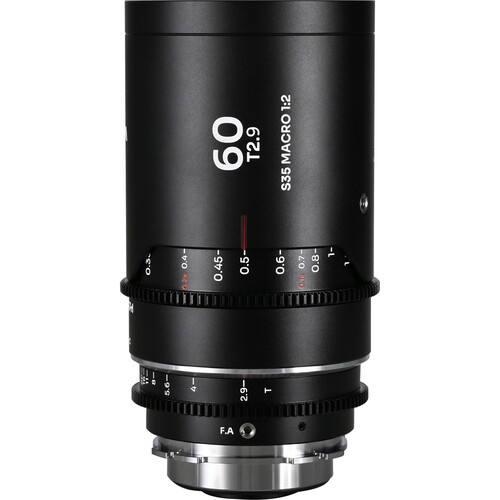 Venus Optics Laowa Nanomorph 60mm T2.9 1.5x Macro 1:2 Anamorphic Lens (ARRI PL & Canon EF, Silver Flare)
