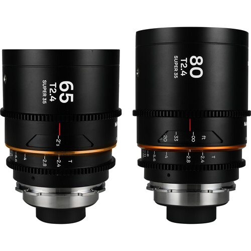 Venus Optics Laowa Nanomorph S35 Anamorphic Prime 2-Lens Kit (Micro Four Thirds, Amber Flare)