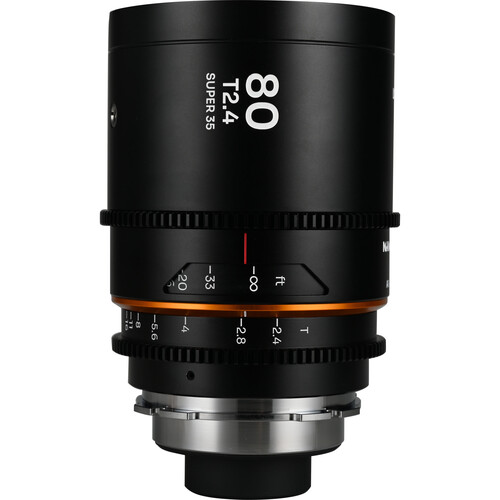 Venus Optics Laowa Nanomorph 80mm T2.4 1.5x S35 Anamorphic Lens (Nikon Z, Amber Flare)