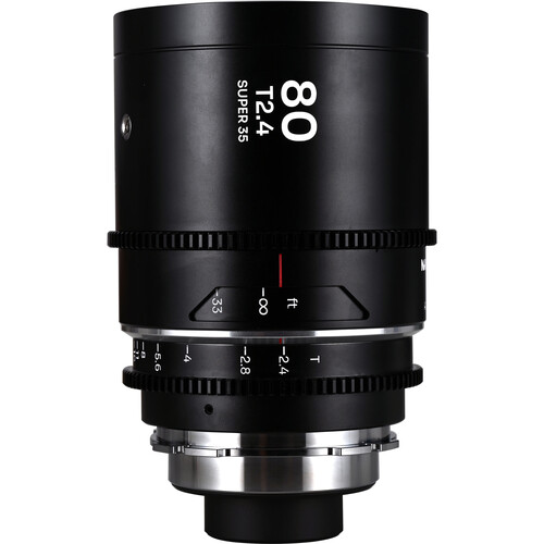 Venus Optics Laowa Nanomorph 80mm T2.4 1.5x S35 Anamorphic Lens (ARRI PL & Canon EF, Silver Flare)