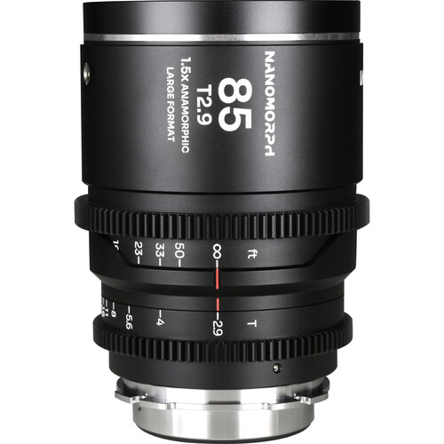 Venus Optics Laowa Nanomorph 85mm T2.9 1.5x LF Anamorphic Lens (ARRI PL & Canon EF, Silver Flare)