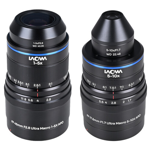 Venus Optics Laowa Aksen 45mm and 17.5mm Ultra Macro APO Lenses Bundle (Canon EF)