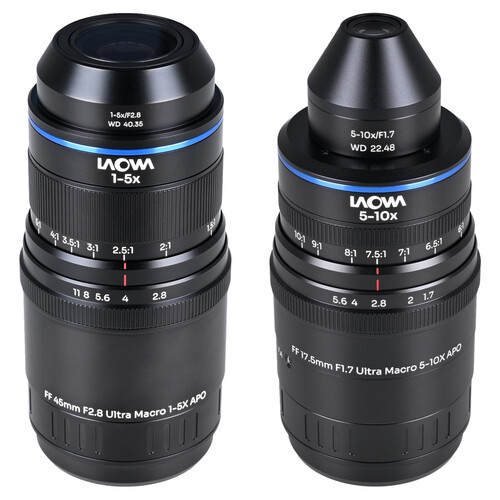 Venus Optics Laowa Aksen 45mm and 17.5mm Ultra Macro APO Lenses Bundle (Sony E)