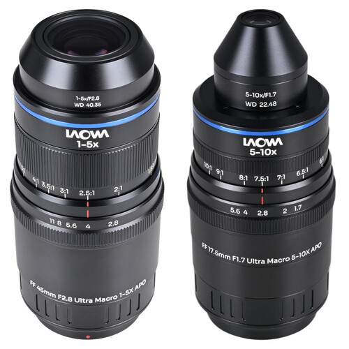 Venus Optics Laowa Aksen 45mm and 17.5mm Ultra Macro APO Lenses Bundle (FUJIFILM X)