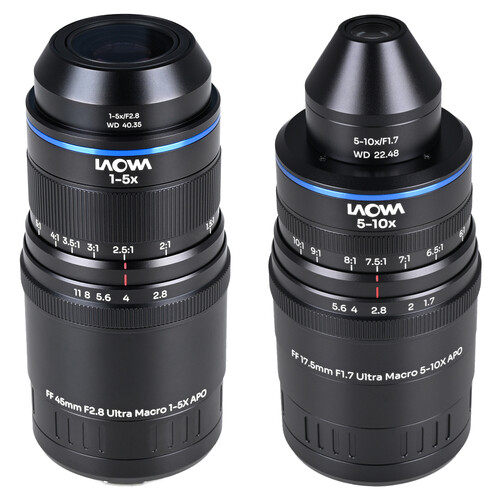 Venus Optics Laowa Aksen 45mm and 17.5mm Ultra Macro APO Lenses Bundle (L-Mount)