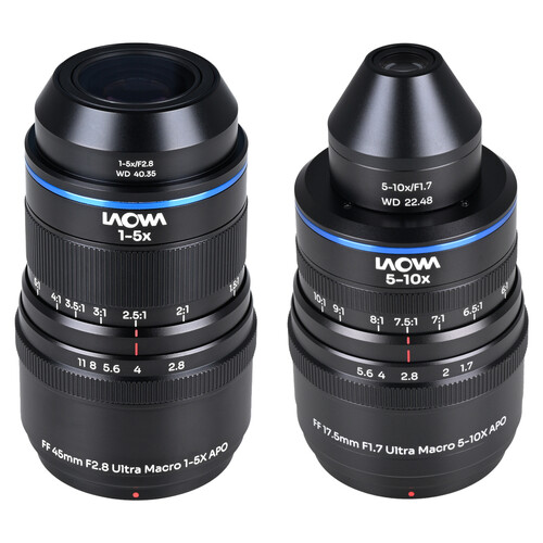 Venus Optics Laowa Aksen 45mm and 17.5mm Ultra Macro APO Lenses Bundle (Nikon F)