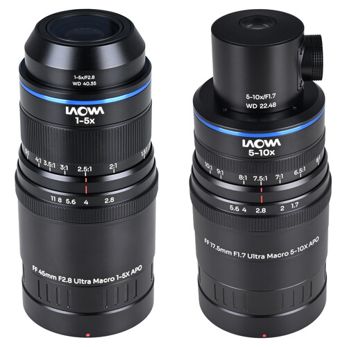 Venus Optics Laowa Aksen 45mm and 17.5mm with Coaxial Illumination Ultra Macro APO Lenses Bundle (Nikon Z)