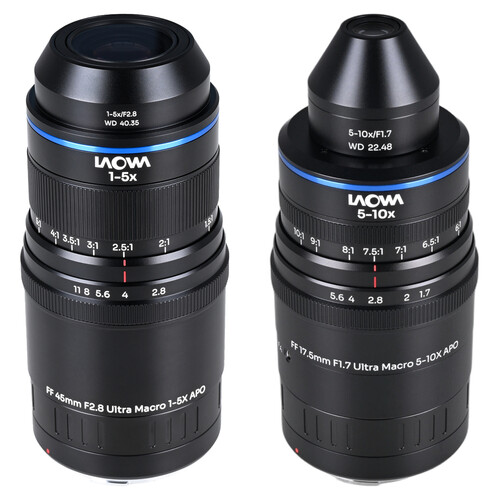 Venus Optics Laowa Aksen 45mm and 17.5mm Ultra Macro APO Lenses Bundle (Canon RF)