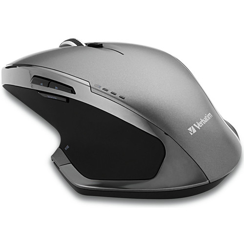Verbatim Wireless Notebook 8-Button Deluxe Blue LED Mouse (Black)