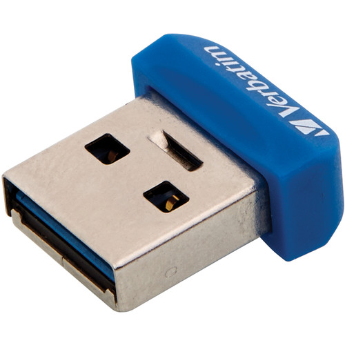 Verbatim 64GB Store 'n' Stay Nano USB 3.0 Flash Drive (Blue)