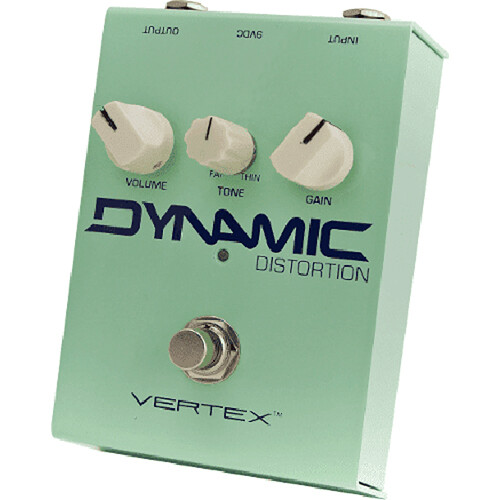 Vertex Dynamic Distortion Effects Pedal