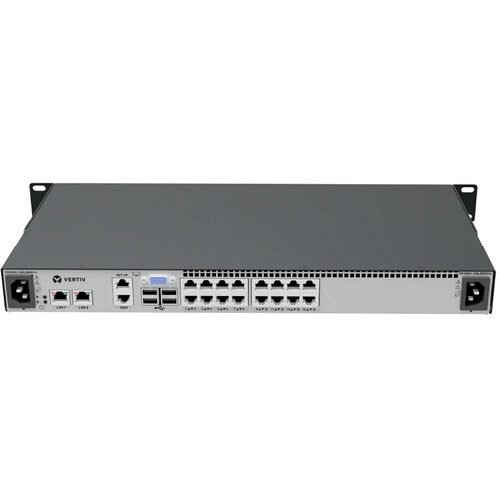 Vertiv Avocent MergePoint Unity 2 16-Port, 2-Remote KVM Over IP Switch