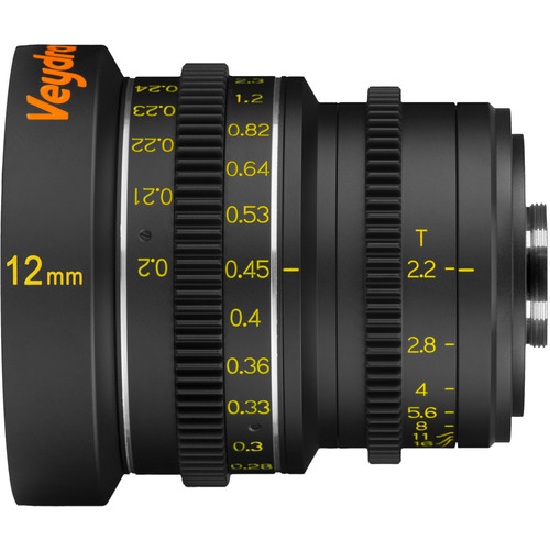Veydra 12mm T2.2 Mini Prime Lens (C-Mount, Meters)