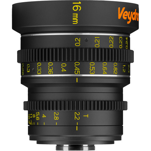Veydra 16mm T2.2 Mini Prime Lens (C-Mount, Meters)