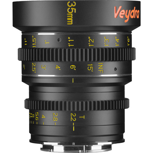 Veydra 35mm T2.2 Mini Prime Lens (Sony E-Mount, Feet)